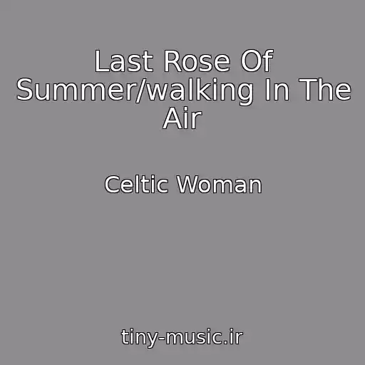 کاور آهنگ Last Rose Of Summer/walking In The Air از Celtic Woman