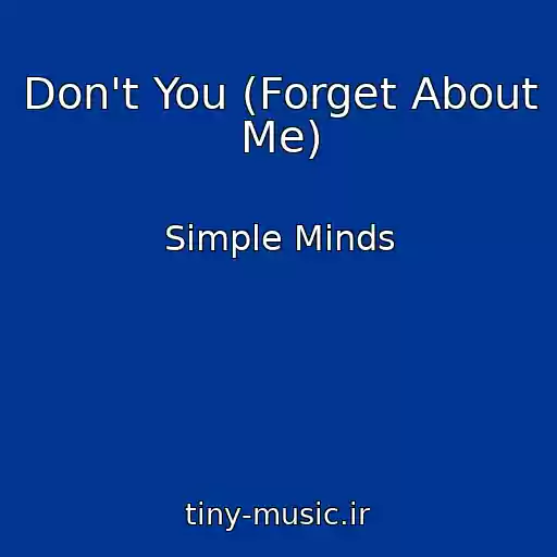 کاور آهنگ Don't You (Forget About Me) از Simple Minds