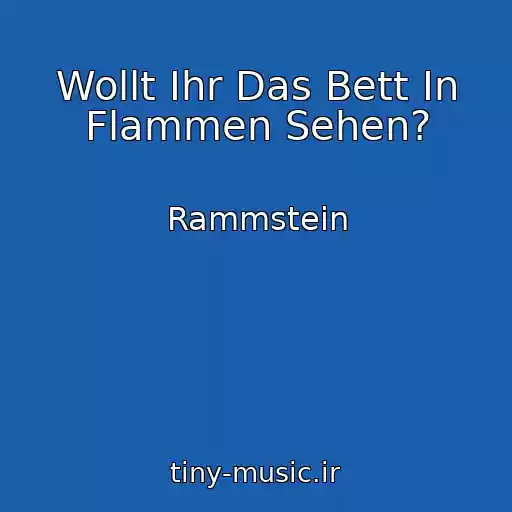 کاور آهنگ Wollt Ihr Das Bett In Flammen Sehen? از Rammstein