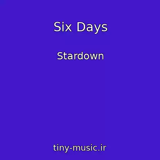 کاور آهنگ Six Days از Stardown