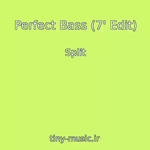 کاور آهنگ Perfect Bass (7' Edit) از Split