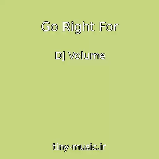 کاور آهنگ Go Right For از Dj Volume