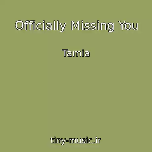 کاور آهنگ Officially Missing You از Tamia