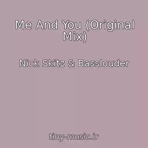 کاور آهنگ Me And You (Original Mix) از Nick Skitz & Basslouder