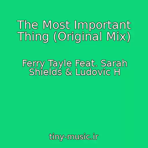 کاور آهنگ The Most Important Thing (Original Mix) از Ferry Tayle Feat. Sarah Shields & Ludovic H