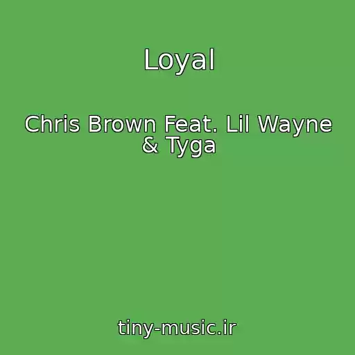 کاور آهنگ Loyal از Chris Brown Feat. Lil Wayne & Tyga