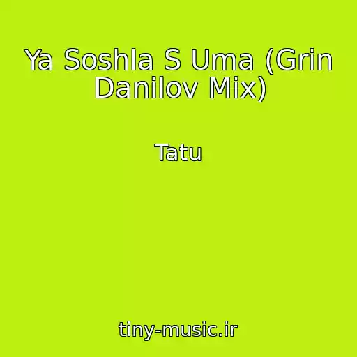 کاور آهنگ Ya Soshla S Uma (Grin Danilov Mix) از Tatu