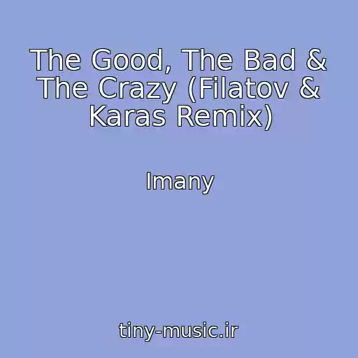 کاور آهنگ The Good, The Bad & The Crazy (Filatov & Karas Remix) از Imany