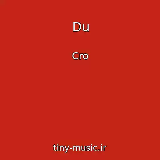 کاور آهنگ Du از Cro