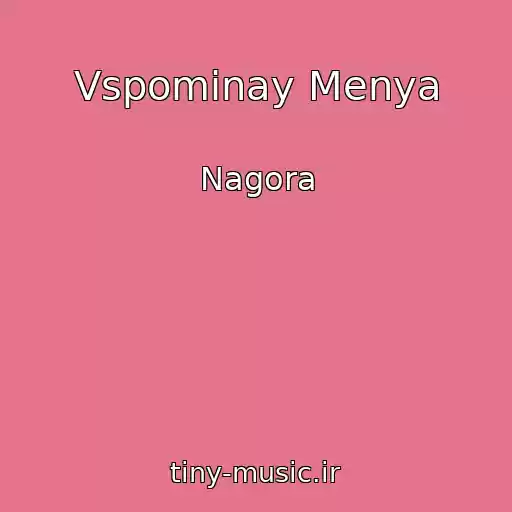 کاور آهنگ Vspominay Menya از Nagora
