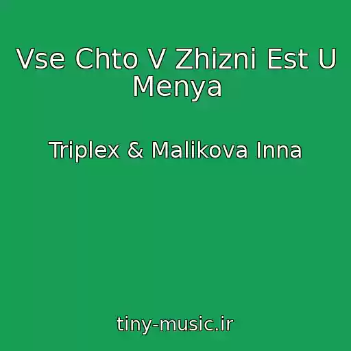 کاور آهنگ Vse Chto V Zhizni Est U Menya از Triplex & Malikova Inna