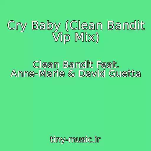 کاور آهنگ Cry Baby (Clean Bandit Vip Mix) از Clean Bandit Feat. Anne-Marie & David Guetta
