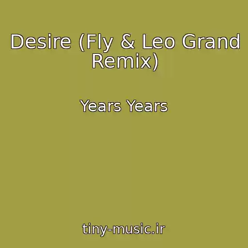 کاور آهنگ Desire (Fly & Leo Grand Remix) از Years Years