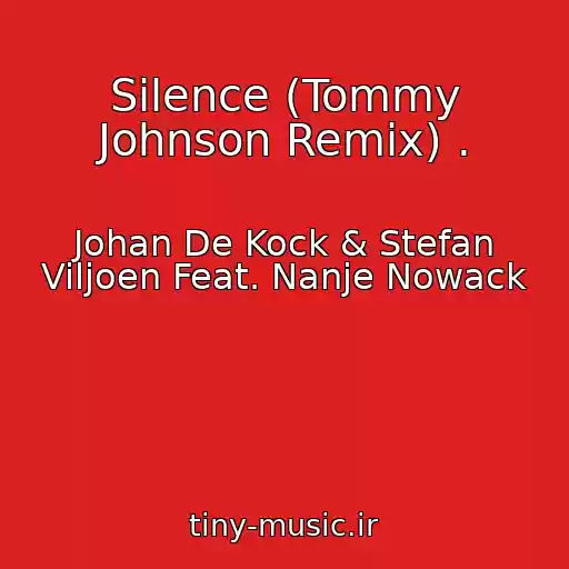 کاور آهنگ Silence (Tommy Johnson Remix) . از Johan De Kock & Stefan Viljoen Feat. Nanje Nowack