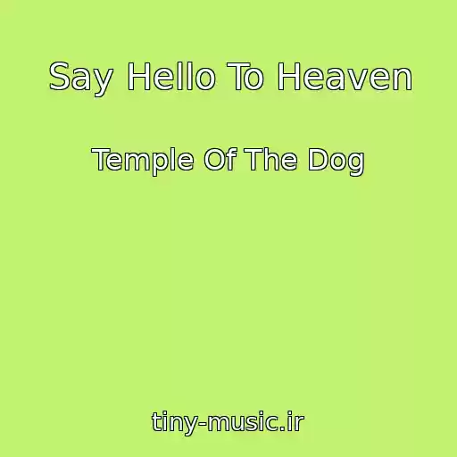 کاور آهنگ Say Hello To Heaven از Temple Of The Dog