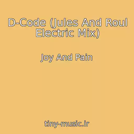 کاور آهنگ D-Code (Jules And Roul Electric Mix) از Joy And Pain