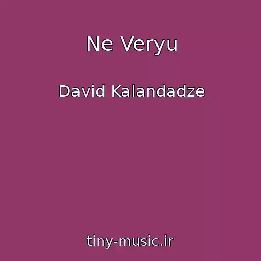 کاور آهنگ Ne Veryu از David Kalandadze