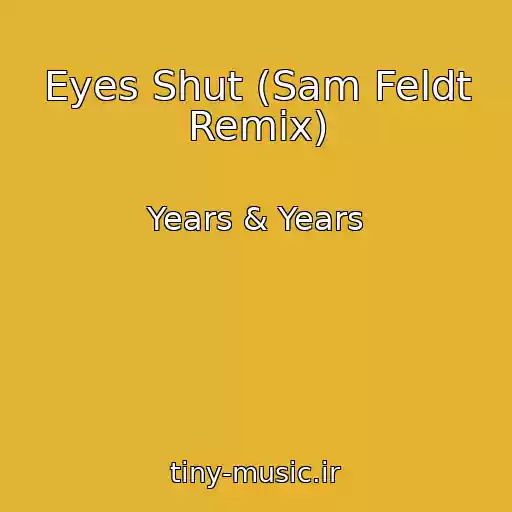 کاور آهنگ Eyes Shut (Sam Feldt Remix) از Years & Years