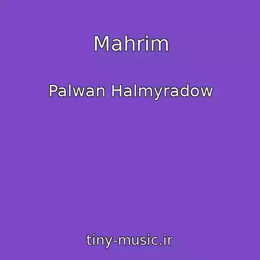 کاور آهنگ Mahrim از Palwan Halmyradow