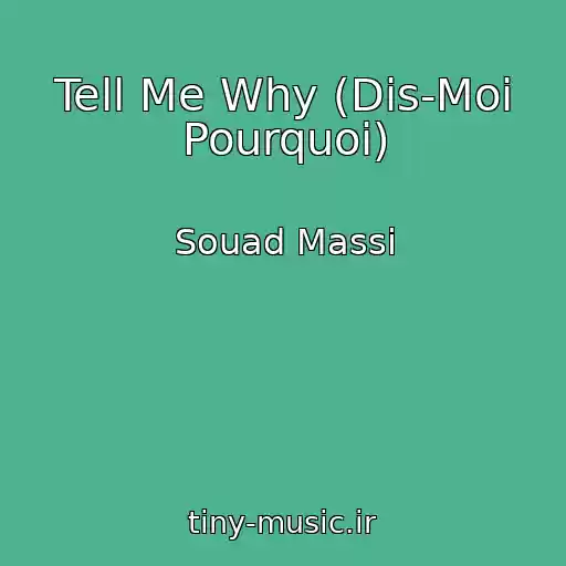 کاور آهنگ Tell Me Why (Dis-Moi Pourquoi) از Souad Massi