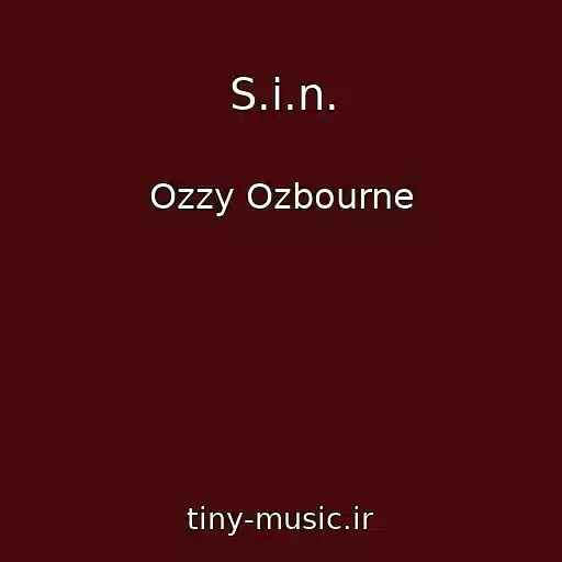 کاور آهنگ S.i.n. از Ozzy Ozbourne