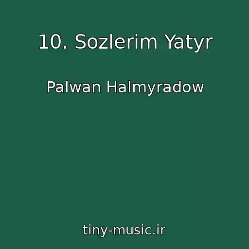 کاور آهنگ 10. Sozlerim Yatyr از Palwan Halmyradow
