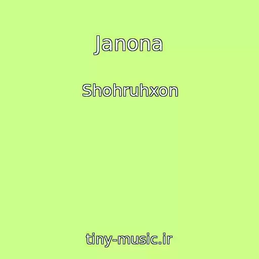 کاور آهنگ Janona از Shohruhxon
