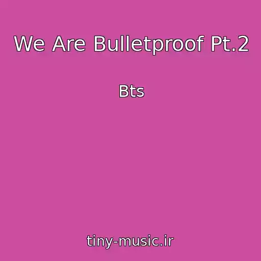 کاور آهنگ We Are Bulletproof Pt.2 از Bts