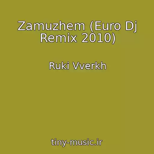 کاور آهنگ Zamuzhem (Euro Dj Remix 2010) از Ruki Vverkh