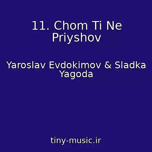 کاور آهنگ 11. Chom Ti Ne Priyshov از Yaroslav Evdokimov & Sladka Yagoda
