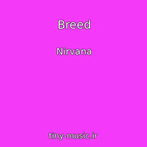 کاور آهنگ Breed از Nirvana