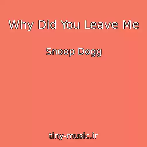 کاور آهنگ Why Did You Leave Me از Snoop Dogg