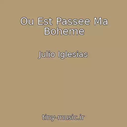 کاور آهنگ Ou Est Passee Ma Boheme از Julio Iglesias