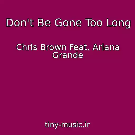 کاور آهنگ Don't Be Gone Too Long از Chris Brown Feat. Ariana Grande