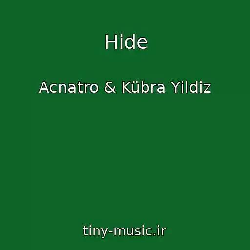 کاور آهنگ Hide از Acnatro & Kübra Yildiz