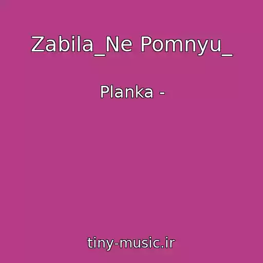 کاور آهنگ Zabila_Ne Pomnyu_ از Planka -