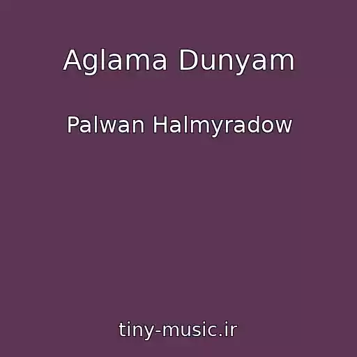 کاور آهنگ Aglama Dunyam از Palwan Halmyradow