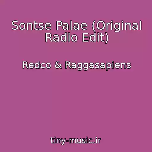 کاور آهنگ Sontse Palae (Original Radio Edit) از Redco & Raggasapiens