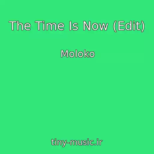 کاور آهنگ The Time Is Now (Edit) از Moloko