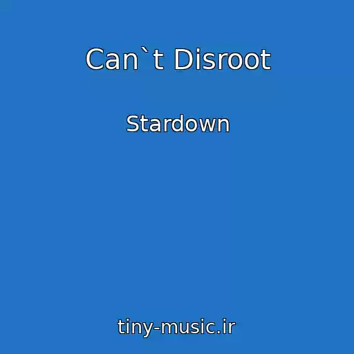 کاور آهنگ Can`t Disroot از Stardown