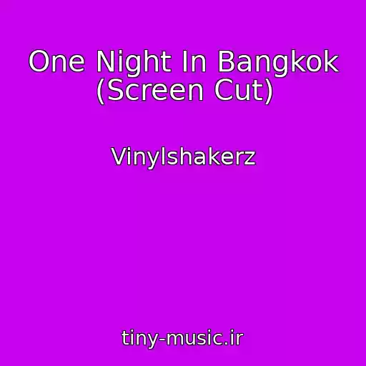 کاور آهنگ One Night In Bangkok (Screen Cut) از Vinylshakerz