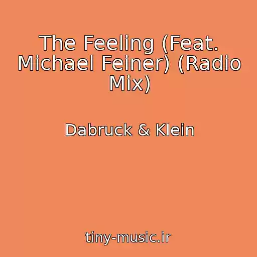 کاور آهنگ The Feeling (Feat. Michael Feiner) (Radio Mix) از Dabruck & Klein