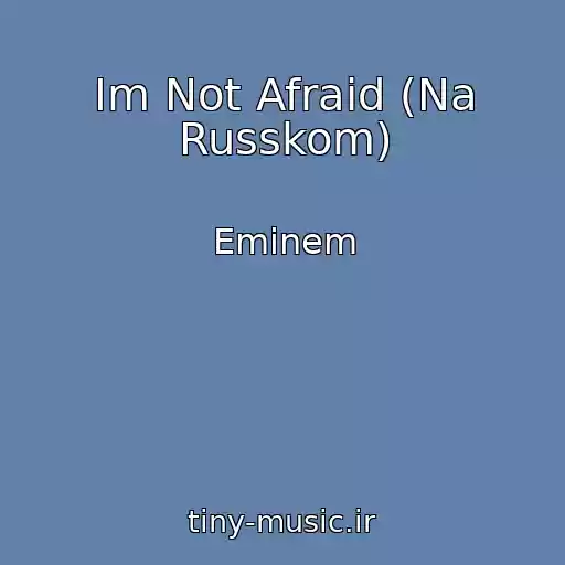 کاور آهنگ Im Not Afraid (Na Russkom) از Eminem