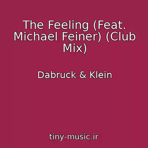 کاور آهنگ The Feeling (Feat. Michael Feiner) (Club Mix) از Dabruck & Klein