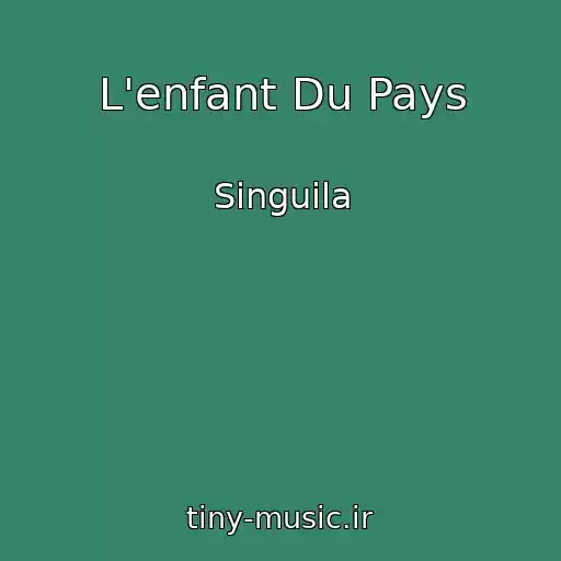 کاور آهنگ L'enfant Du Pays از Singuila