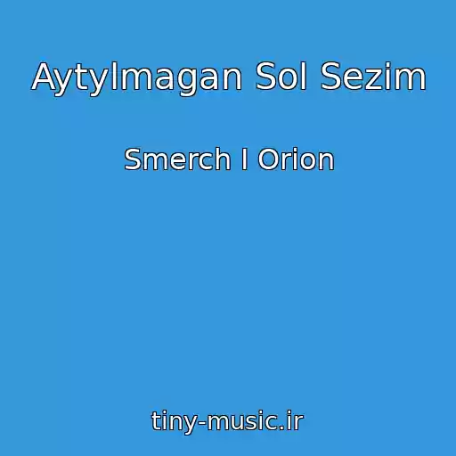 کاور آهنگ Aytylmagan Sol Sezim از Smerch I Orion