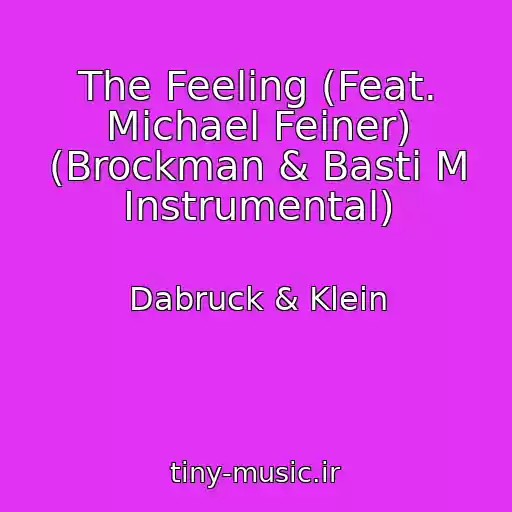 کاور آهنگ The Feeling (Feat. Michael Feiner) (Brockman & Basti M Instrumental) از Dabruck & Klein