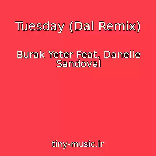 کاور آهنگ Tuesday (Dal Remix) از Burak Yeter Feat. Danelle Sandoval