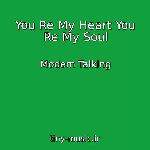 کاور آهنگ You Re My Heart You Re My Soul از Modern Talking