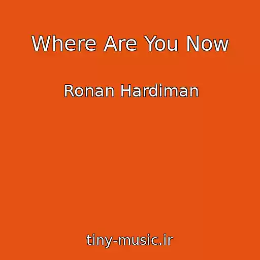 کاور آهنگ Where Are You Now از Ronan Hardiman